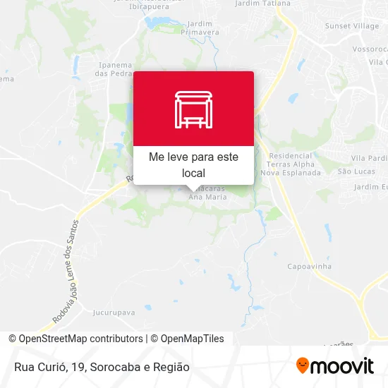 Rua  Curió, 19 mapa