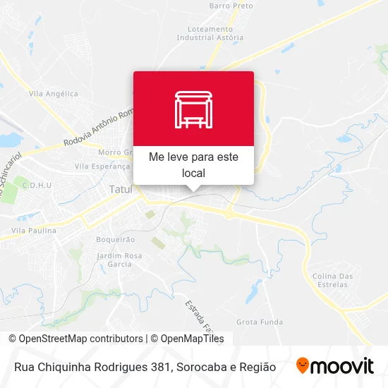 Rua Chiquinha Rodrigues 381 mapa