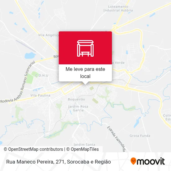 Rua Maneco Pereira, 271 mapa