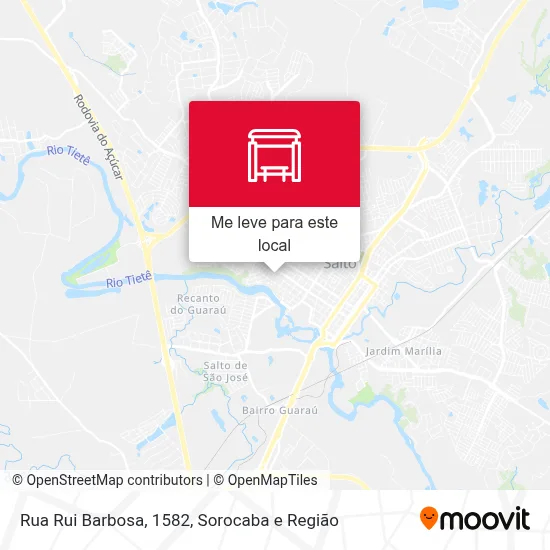 Rua Rui Barbosa, 1582 mapa