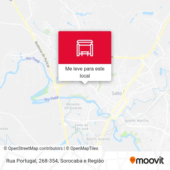 Rua Portugal, 268-354 mapa