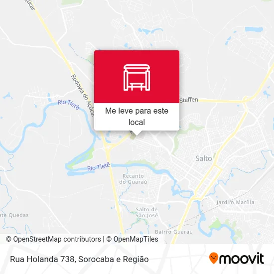 Rua Holanda 738 mapa