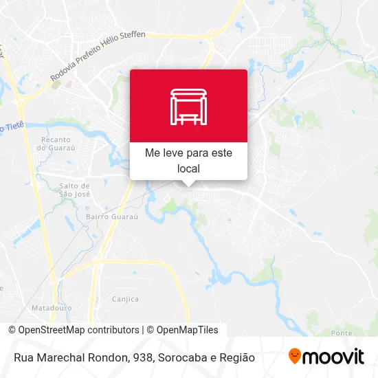 Rua Marechal Rondon, 938 mapa