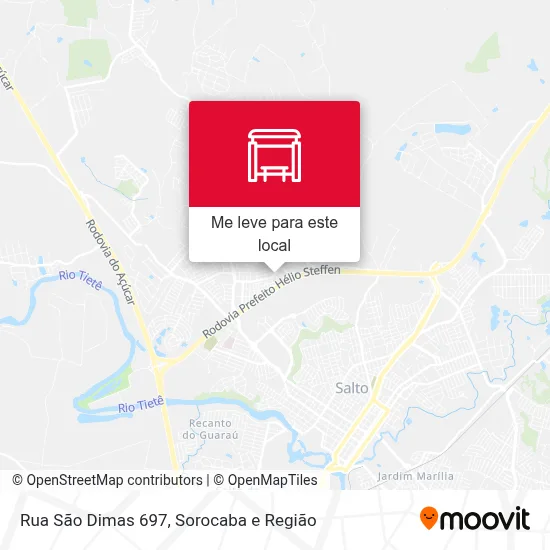 Rua São Dimas 697 mapa