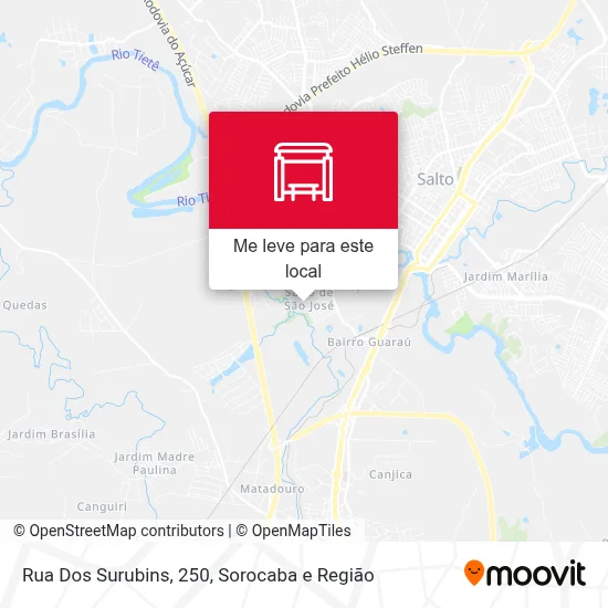 Rua Dos Surubins, 250 mapa