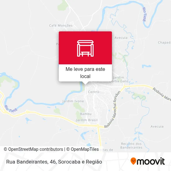 Rua Bandeirantes, 46 mapa