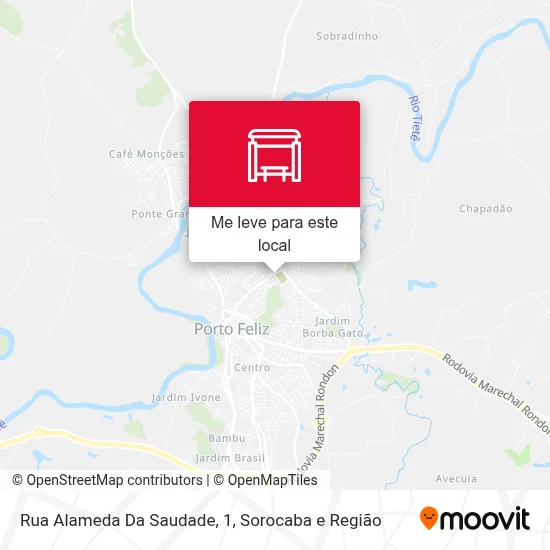 Rua Alameda Da Saudade, 1 mapa