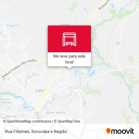 Rua Filipinas mapa