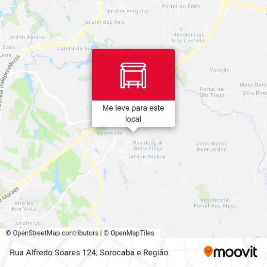 Rua Alfredo Soares 124 mapa