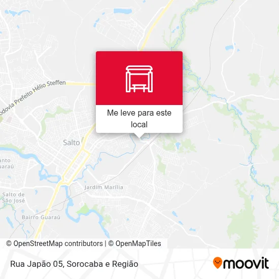 Rua Japão 05 mapa