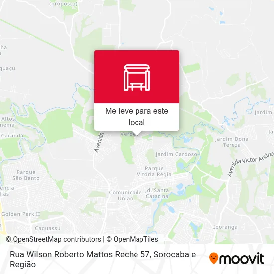 Rua Wilson Roberto Mattos Reche 57 mapa