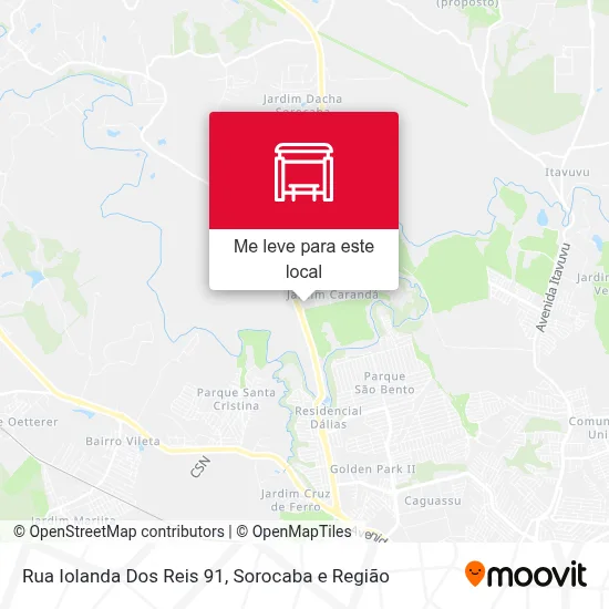 Rua Iolanda Dos Reis 91 mapa
