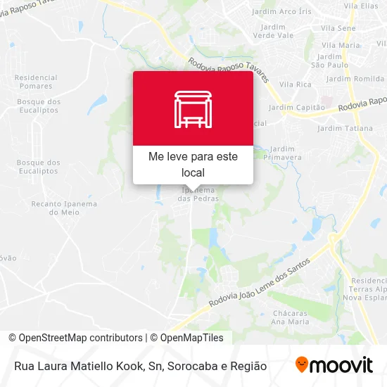 Rua Laura Matiello Kook, Sn mapa
