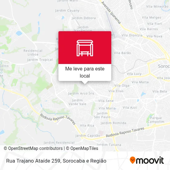 Rua Trajano Ataíde 259 mapa