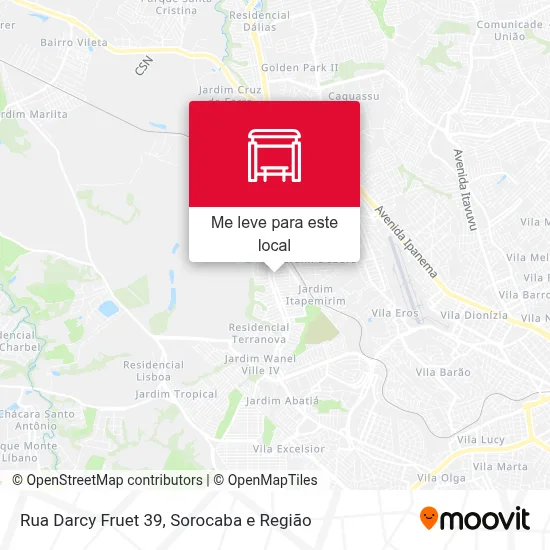 Rua Darcy Fruet 39 mapa