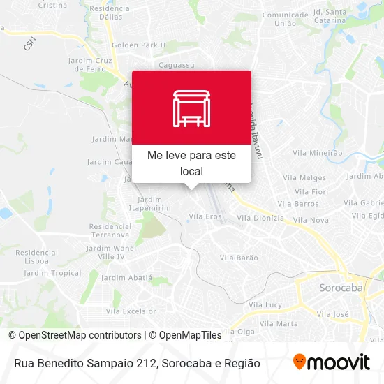 Rua Benedito Sampaio 212 mapa