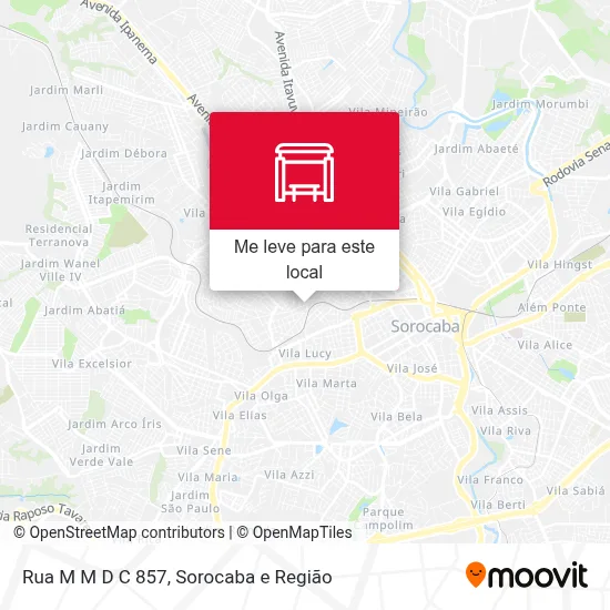 Rua M M D C 857 mapa