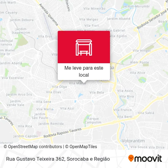 Rua Gustavo Teixeira 362 mapa