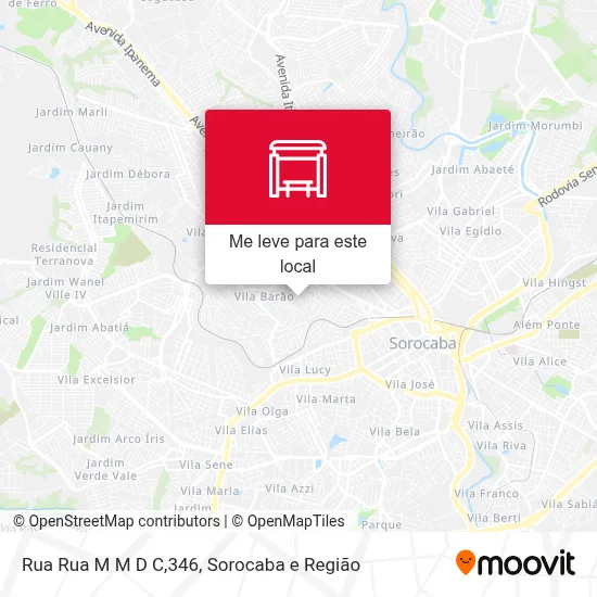 Rua Rua M M D C,346 mapa