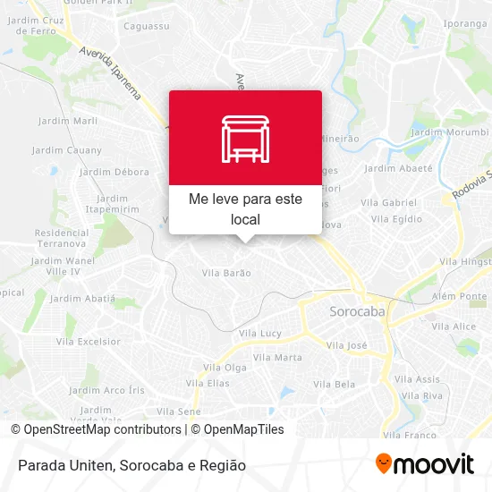 Parada Uniten mapa