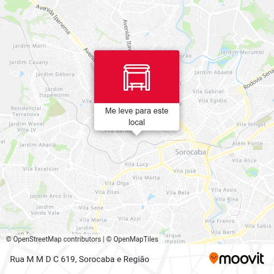 Rua M M D C 619 mapa