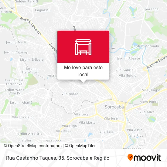 Rua Castanho Taques, 35 mapa