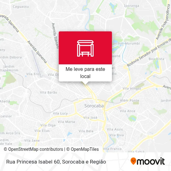 Rua Princesa Isabel 60 mapa