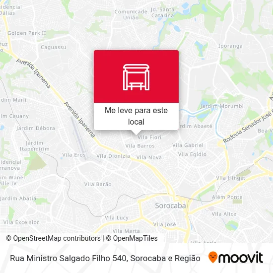 Rua Ministro Salgado Filho 540 mapa