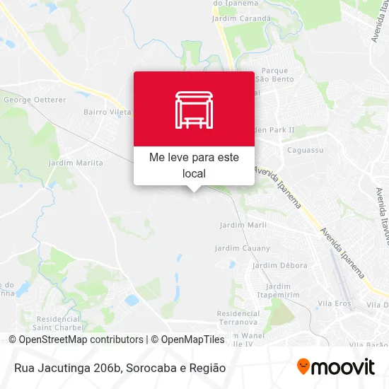 Rua Jacutinga 206b mapa