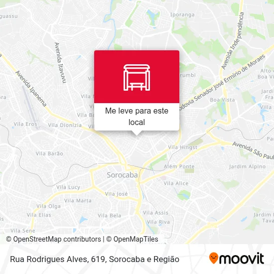Rua Rodrigues Alves, 619 mapa