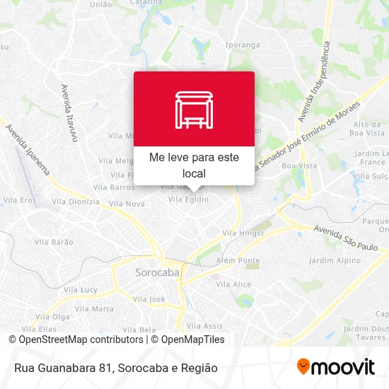 Rua Guanabara 81 mapa