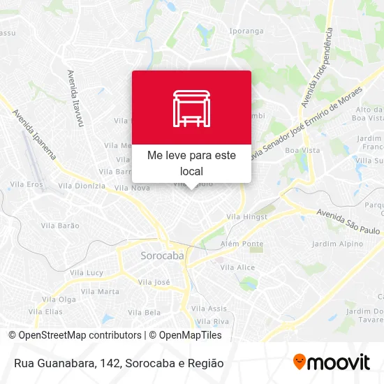 Rua Guanabara, 142 mapa