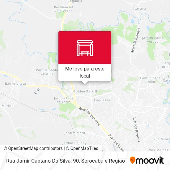Rua Jamir Caetano Da Silva, 90 mapa