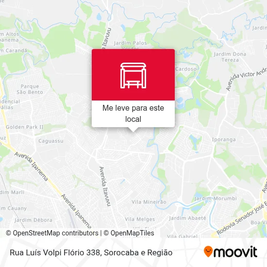 Rua Luís Volpi Flório 338 mapa