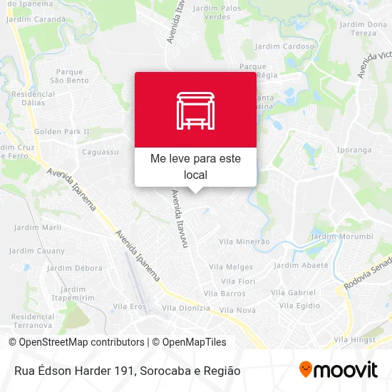Rua Édson Harder 191 mapa