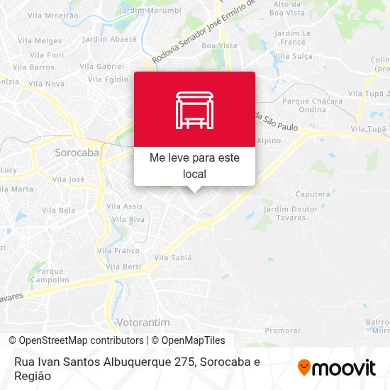 Rua Ivan Santos Albuquerque 275 mapa