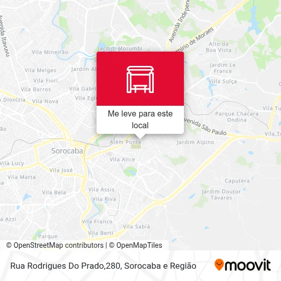 Rua Rodrigues Do Prado,280 mapa