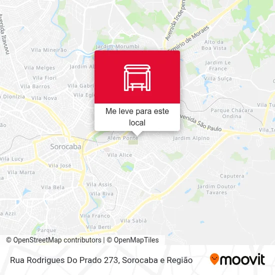 Rua Rodrigues Do Prado 273 mapa