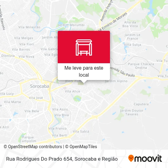 Rua Rodrigues Do Prado 654 mapa