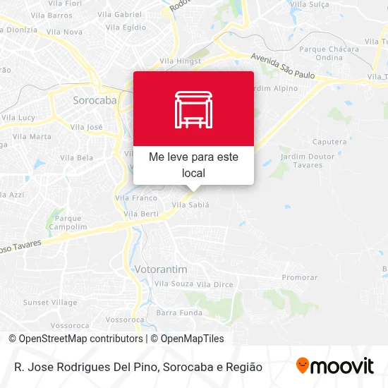 R. Jose Rodrigues Del Pino mapa