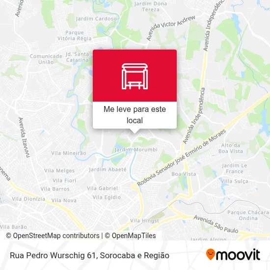 Rua Pedro Wurschig 61 mapa