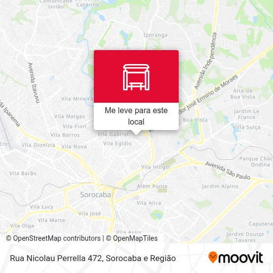 Rua Nicolau Perrella 472 mapa
