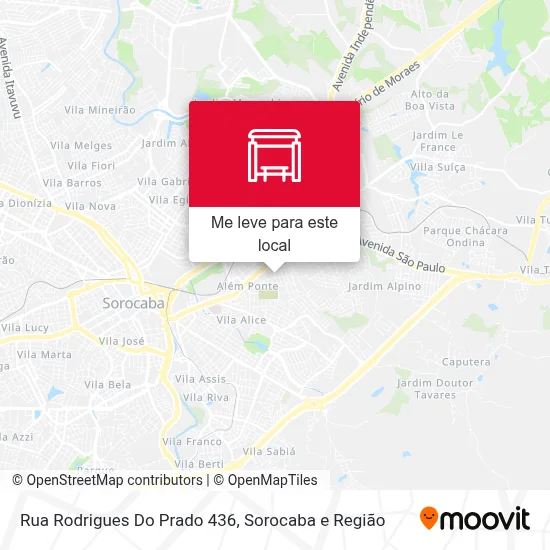 Rua Rodrigues Do Prado  436 mapa
