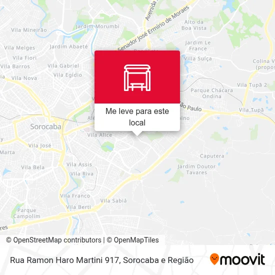 Rua Ramon Haro Martini 917 mapa