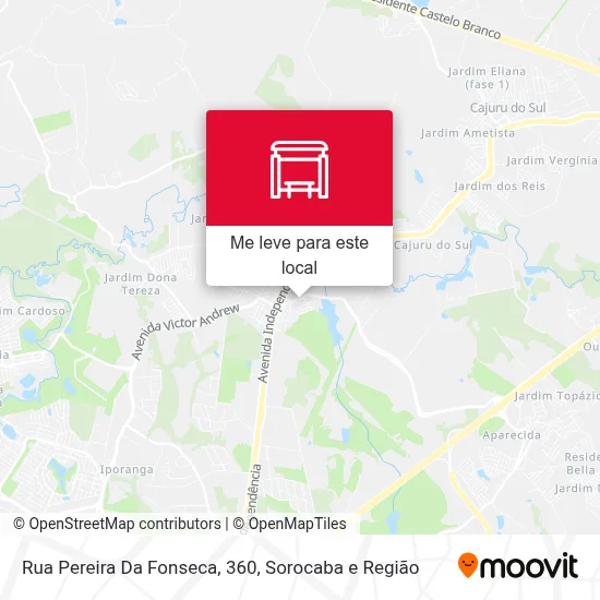 Rua Pereira Da Fonseca, 360 mapa