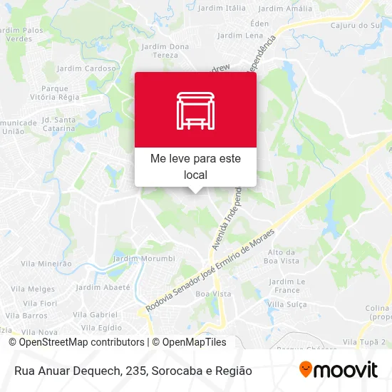 Rua Anuar Dequech, 235 mapa