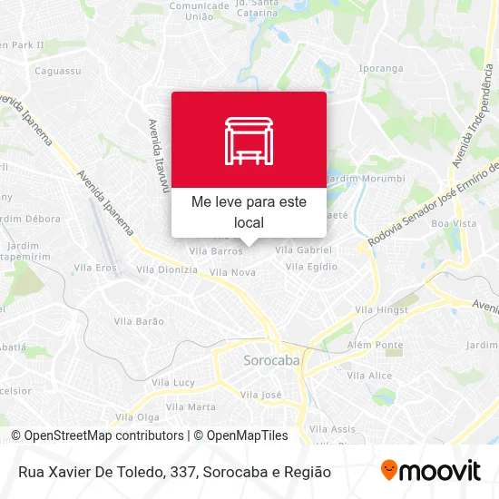 Rua  Xavier De Toledo, 337 mapa