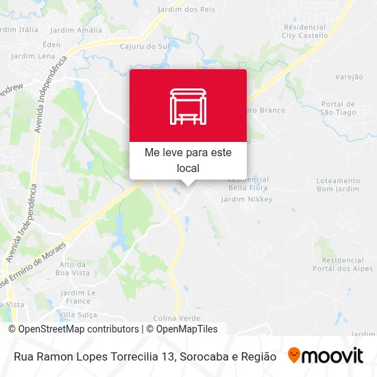 Rua Ramon Lopes Torrecilia 13 mapa