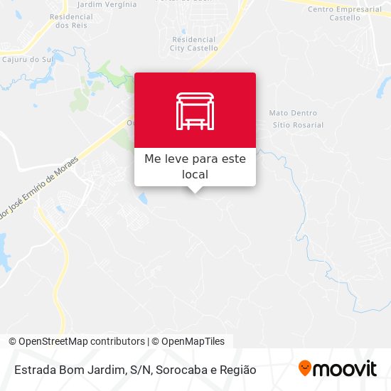 Estrada  Bom Jardim, S/N mapa