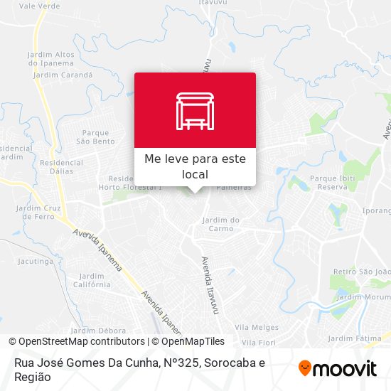 Rua José Gomes Da Cunha, Nº325 mapa